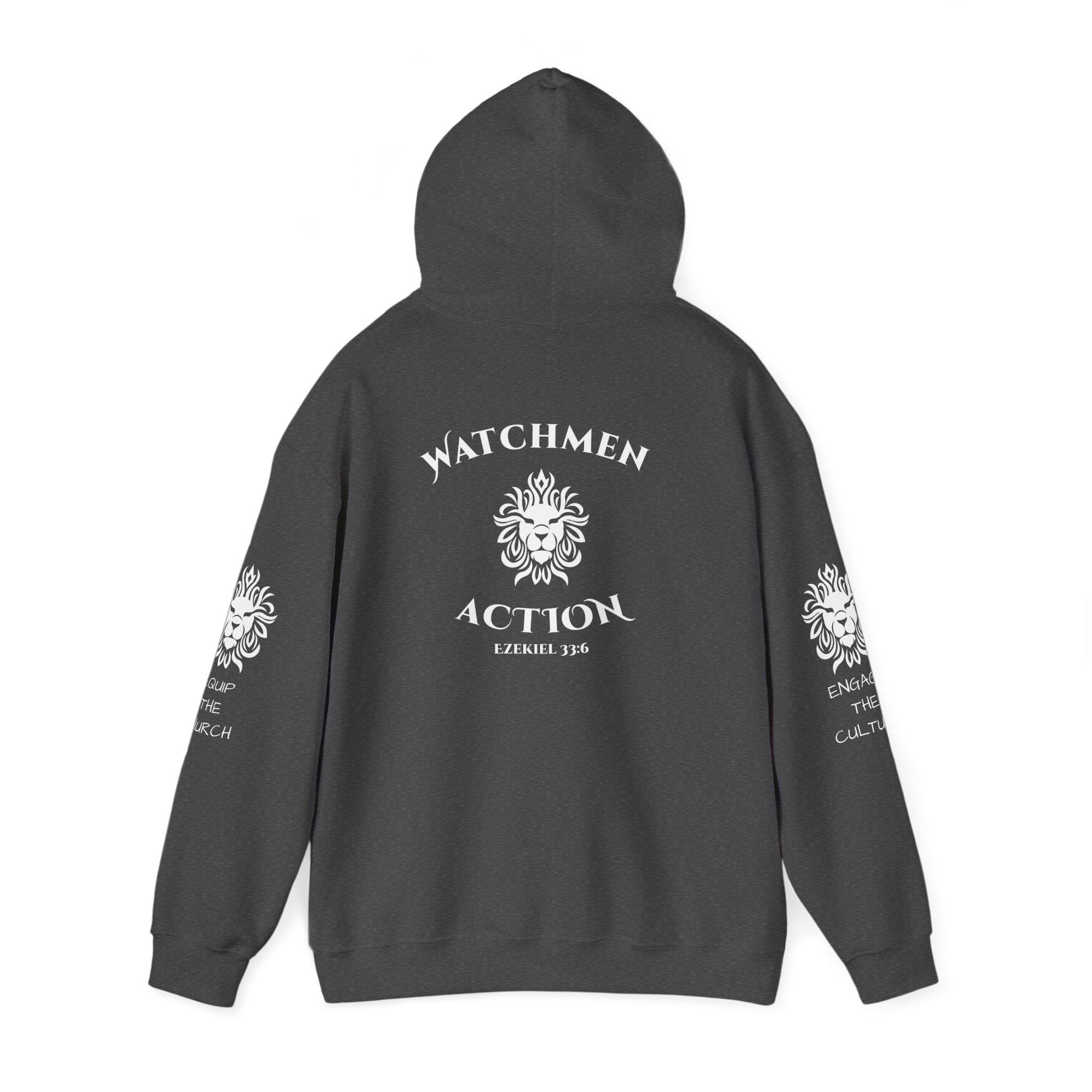 Watchmen Action Hoodie — Vintage Crest Graphic Sweatshirt