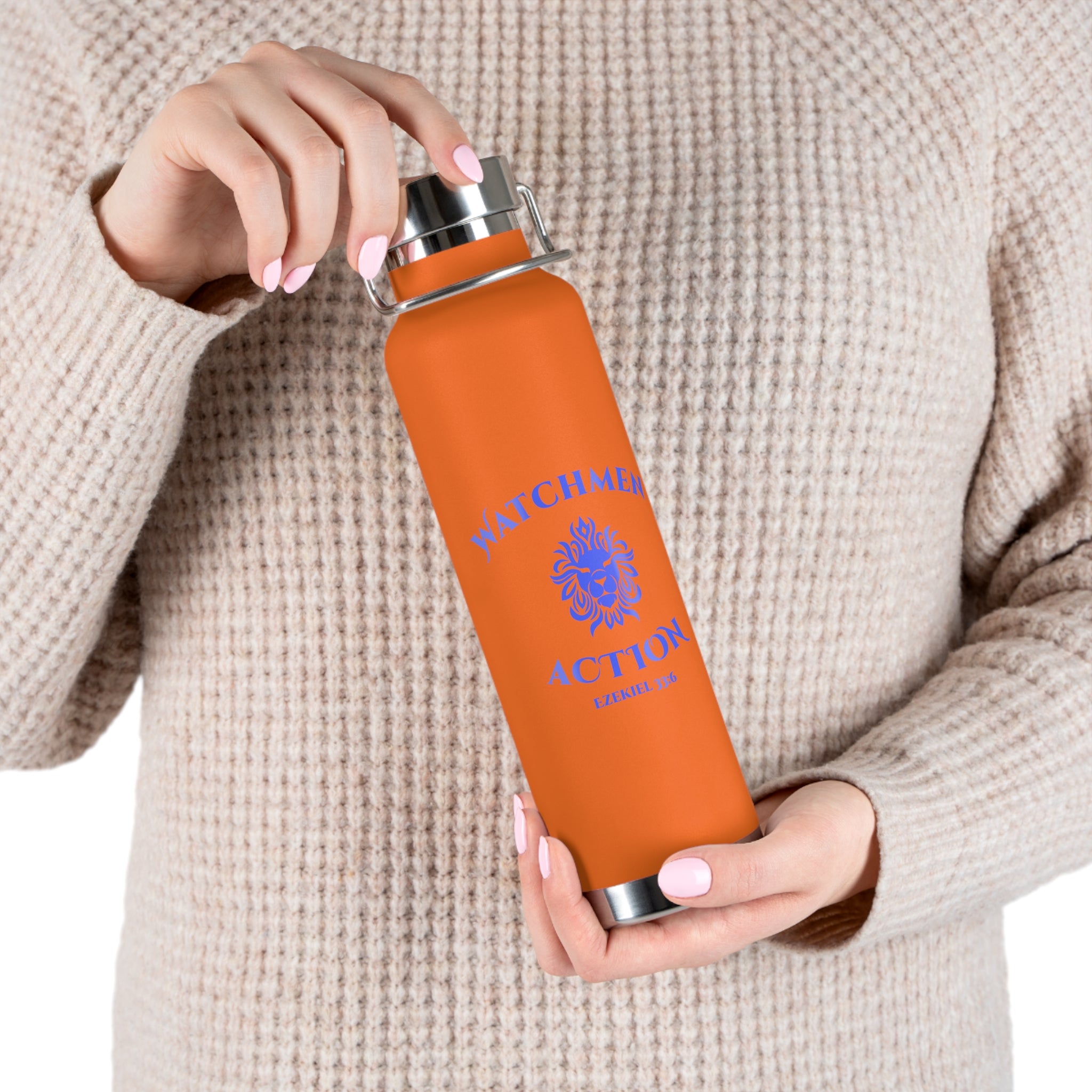 "Watchmen in Action" Insulated Steel Water Bottle